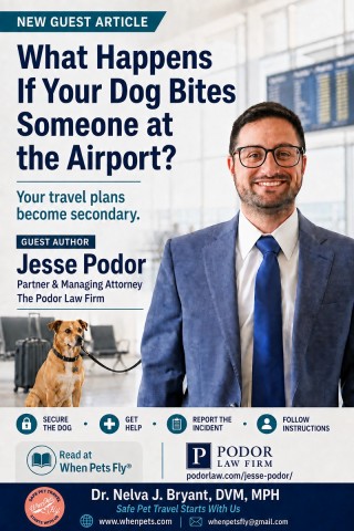 What Happens If Your Dog Bites Someone at the Airport? Your Legal and Regulatory Responsibilities